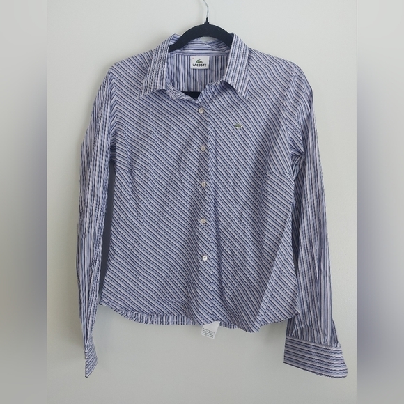 Lacoste womans dress shirt size 44 - Picture 1 of 1